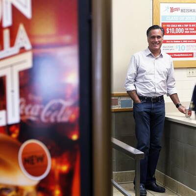 Der Obama-Herausforderer tauchte bei 