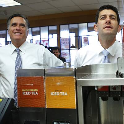 Der Obama-Herausforderer tauchte bei 