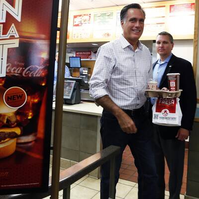 Der Obama-Herausforderer tauchte bei 