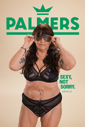 Marianne Kohn als Palmers-Model