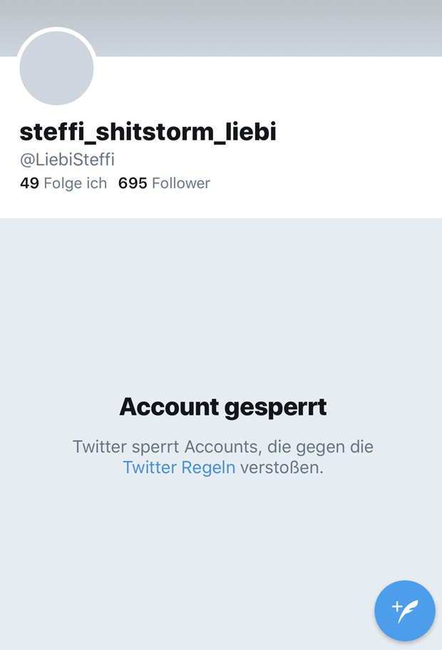 Twitter sperrt erneut Sargnagel-Account