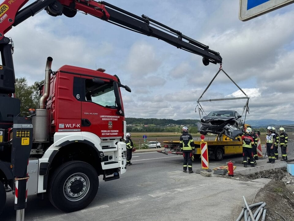Horror-Crash in Wollsdorf im Bezirk Weiz.