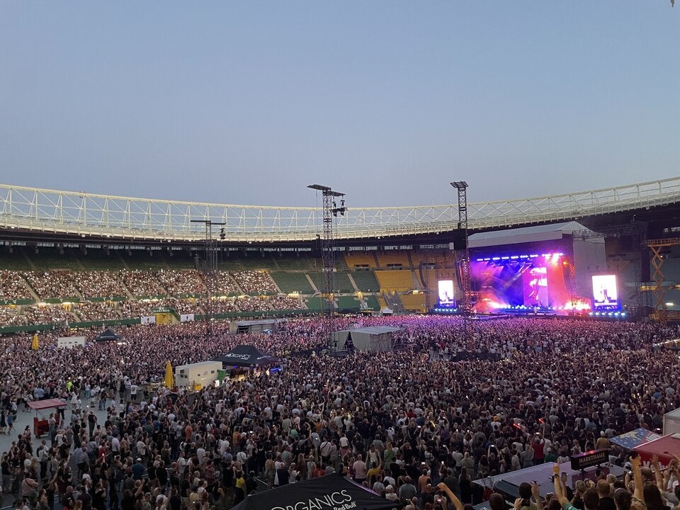 Imagine Dragons rockten in Wien für die Ukraine