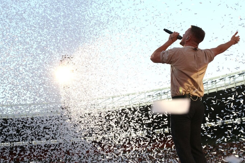 Imagine Dragons rockten in Wien für die Ukraine