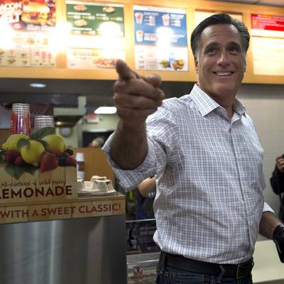 Der Obama-Herausforderer tauchte bei 