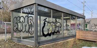 Graffiti-Vandalismus in Purkersdorf: Teenie-Quartett im Visier