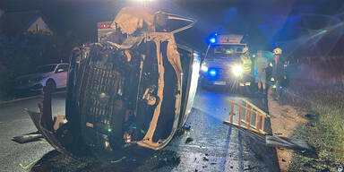 Alkolenkerin verursachte auf B1 Frontalcrash