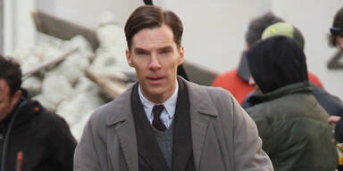 Benedict Cumberbatch Set im The Imitation Game