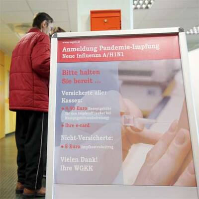 Großer Run auf die Schweinegrippe-Impfung