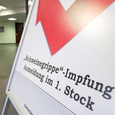 Großer Run auf die Schweinegrippe-Impfung