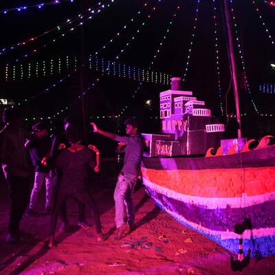 In New York versammelten sich Tausende am Times Square