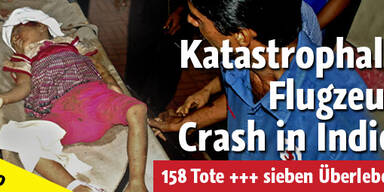 Flugzeug in Indien abgestürzt - 158 Tote