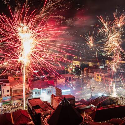 In New York versammelten sich Tausende am Times Square