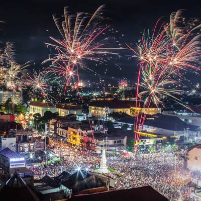 In New York versammelten sich Tausende am Times Square