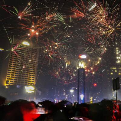 In New York versammelten sich Tausende am Times Square