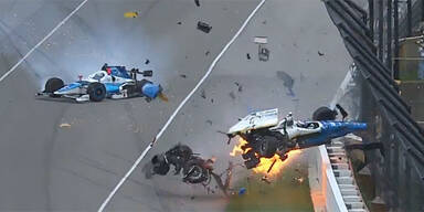 Indy-Pilot überlebte Horror-Crash