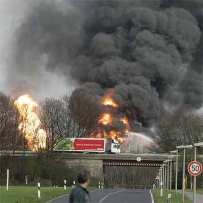 Explosion in Chemiefabrik bei Köln