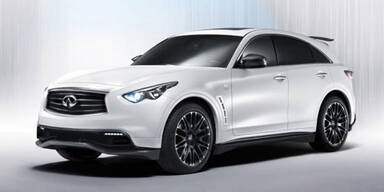 Infiniti FX Concept mit Vettel-Unterstützung