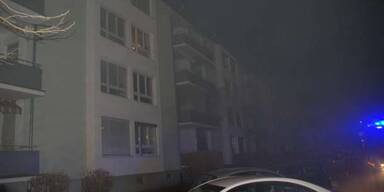 Frau aus brennender Wohnung gerettet