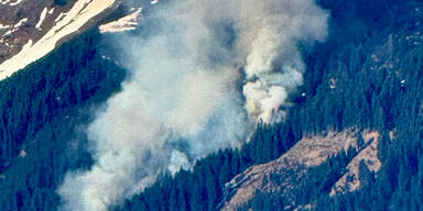 Waldbrand auf Innsbrucker Nordkette ausgebrochen