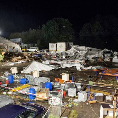 Festzelt im Innviertel eingestürzt: 2 Tote