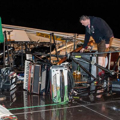 Festzelt im Innviertel eingestürzt: 2 Tote