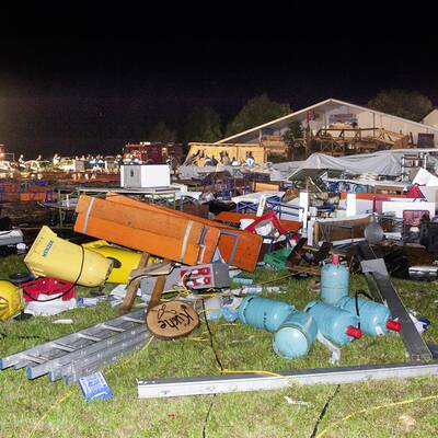 Festzelt im Innviertel eingestürzt: 2 Tote