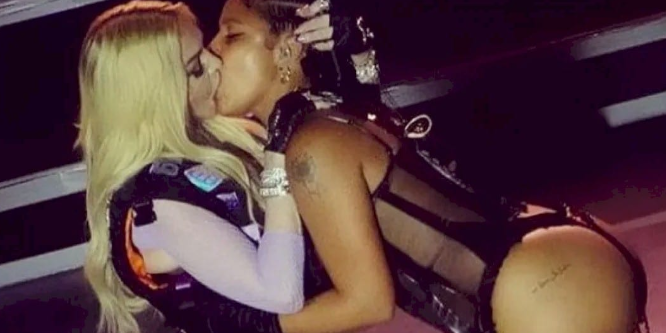 Madonna erregt mit Lesben-Show