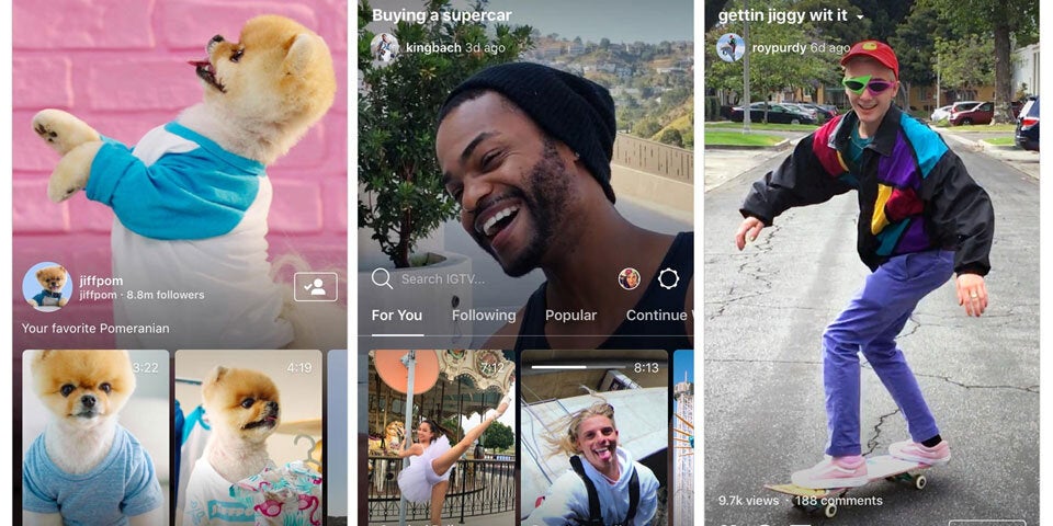 Instagram wird zum YouTube-Klon