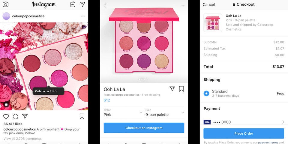 Instagram jetzt mit Shopping-Funktion