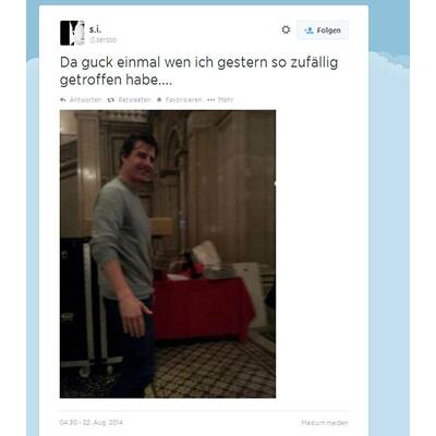 Der Superstar liebt das Bad in der Fanmenge