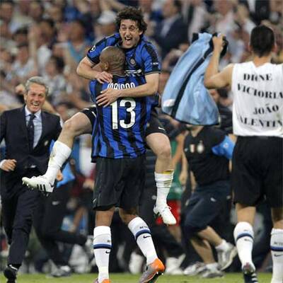 So jubelte und feierte Inter