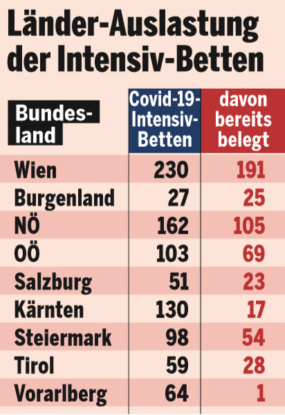 Wiener Intensivmediziner: 'Jüngste Patientin ist 18 Jahre'