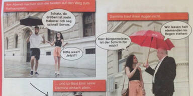 Internet schmunzelt &uuml;ber H&auml;upls Foto-Lovestory