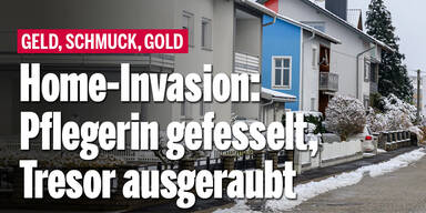 Home-Invasion: Pflegerin gefesselt, Tresor ausgeraubt
