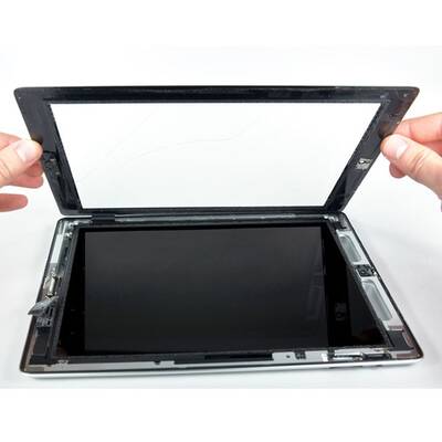 Einzelteile des Apple-Tablet