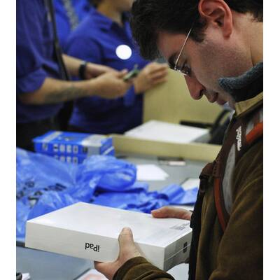 Run auf das neue iPad