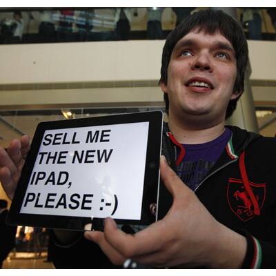 Run auf das neue iPad