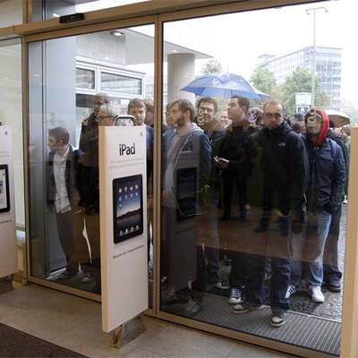 Weltweiter Anturm auf das iPad