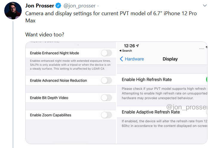 Video zeigt das iPhone 12 Pro in Aktion