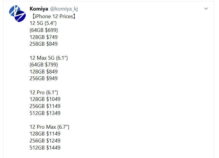 iPhone 12 mit 5G offenbar zum Kampfpreis