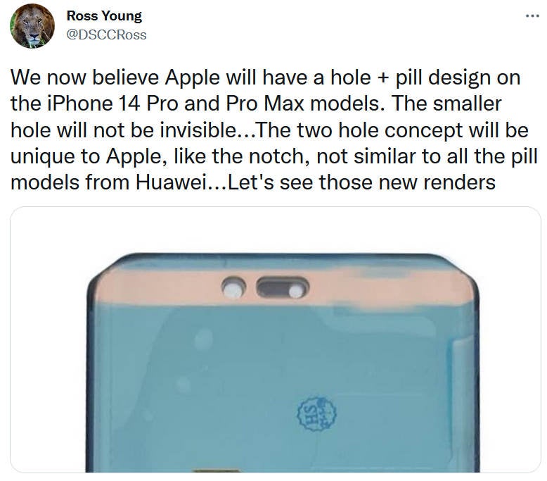 Fotos sollen das iPhone 14 ohne Notch zeigen