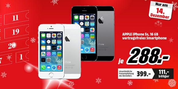 iPhone 5s: Preisschlacht zwischen Hofer und Media Markt