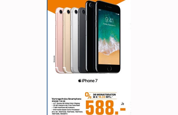 iPhone 7 bei Saturn zum Kampfpreis