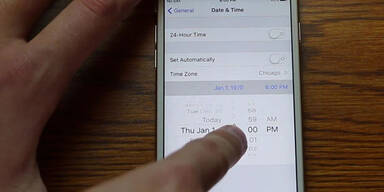 Achtung: Datumsfehler ruiniert iPhone