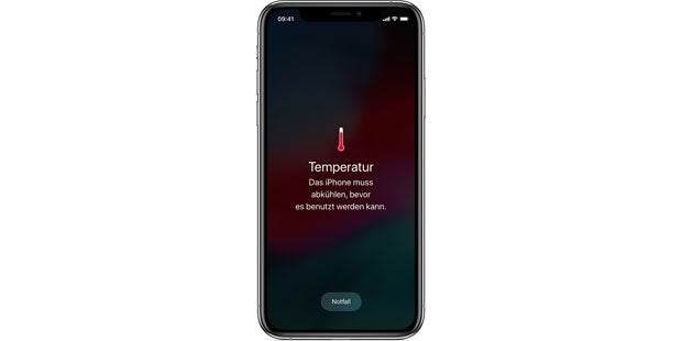 An Hitzetagen sollte man sein iPhone nicht nutzen
