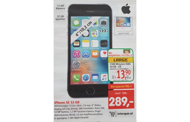 iPhone bei Interspar zum Kampfpreis
