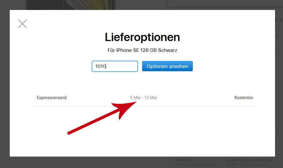Neues iPhone SE bei uns schon ausverkauft