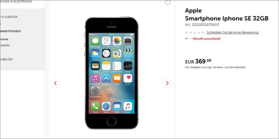 Spar steigt in iPhone-Preisschlacht ein