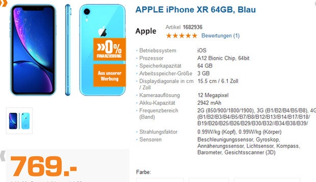 iPhone X, XR & 8 bei Saturn zum Kampfpreis